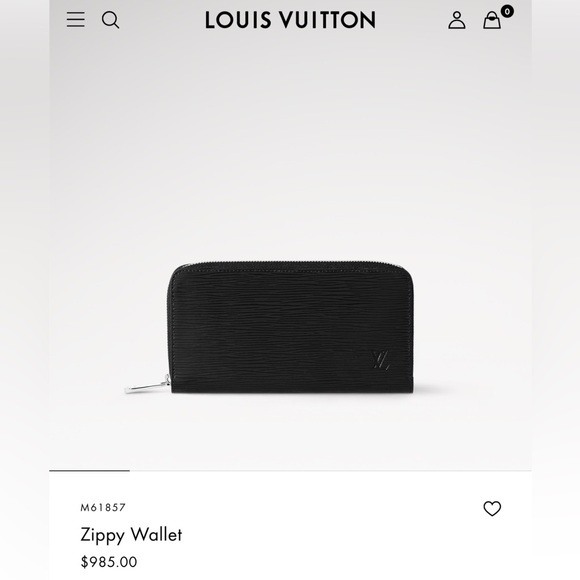 Louis Vouiton Black Epi Zippy Wallet - Picture 2 of 11